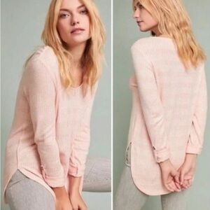 Anthropologie Sylvie Pointelle Top by Akemi + Kin top Sz Small